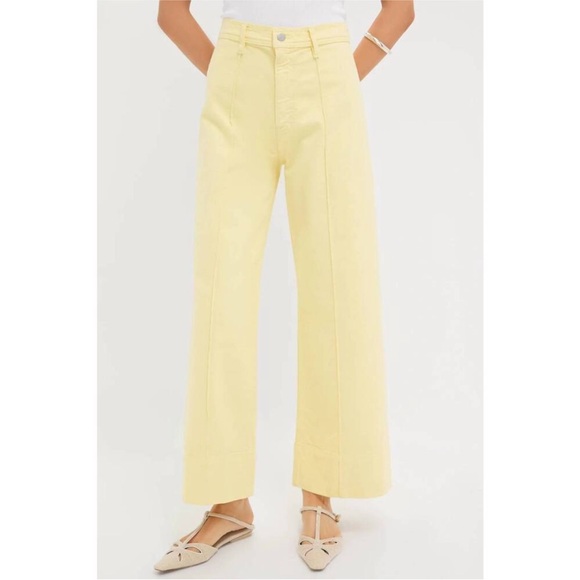 PISTOLA Penny Pintuck High Rise Jeans Buttercup Size 25